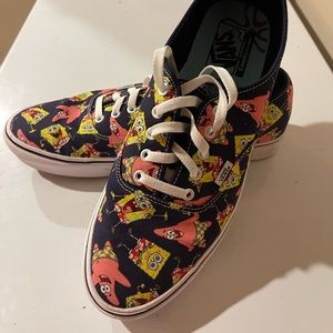 Vans SpongeBob & Patrick Print Size 12 Worn Twice